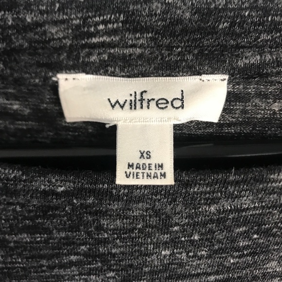 Aritzia Wilfred Bercot Long-sleeve Charcoal Grey Dress. Women’s size XS - Picture 5 of 9